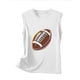 thumbnail image 2 of TaTaai Rugby Element Print Women Tank Top Spring Summer Sleeveless Crew Neck Loose Fit Breathable Machine Washable No Fading Casual Daily Wear Fashion Top Gift, 2 of 5