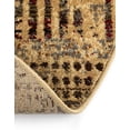 thumbnail image 7 of Unique Loom Saturn Collection Area Rug - Relay (7' Round Beige/Cream), 7 of 7