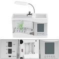 thumbnail image 3 of Fdit Multifunctional Fish Tank,Multifunctional USB Rechargeable Mini Fish Tank Aquarium with Clock Function LED Light,Fish Tank, 3 of 7