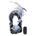thumbnail image 7 of Ebros 21"H White Frozen Dragon On Cavern With Wyrmling Hatchling In Egg Statue, 7 of 7