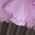 thumbnail image 6 of ATAIKU 3-9Y Kids Girls Purple Princess Ballet Dress Leotards Skirted Tutu Dancewear Halloween Christmas Party Dress, 6 of 16
