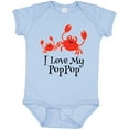 thumbnail image 3 of Inktastic I Love My Poppop Grandchild Boys or Girls Baby Bodysuit, 3 of 5