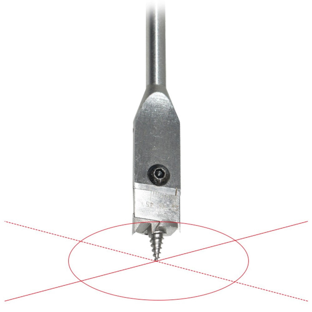 15-45mm 22-75mm Adjustable Spade Bit Tool Flat Woodworking Drill Bits Set Silver For Different Woodworking Needs​ Hole Opener
