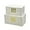 White w/ Gold, variant on Galt International Storage Box Set Decorative Storage Box w/Hinged Lid Classic Design Wood Decor Boxes with Geometric Clasp Storage for Bedroom & Home - Set of 2 (Black & Gold)