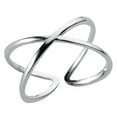 thumbnail image 2 of Silver Cross Design Rings Simple Open Ring Fashion Finger Ring Delicate Finger Jewelry Compatible Woman Girl_High-quality, 2 of 2