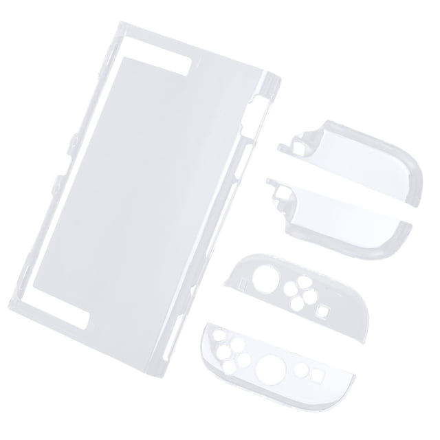 Gaming Console Protective Case, Handheld Game Console Cover Impact Resisting Clear ABS Material Accurate Openings Split Type Installation for Daily Use