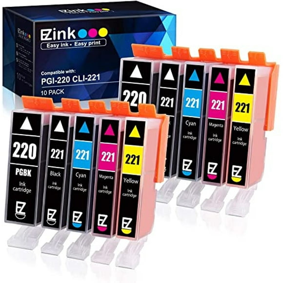 Cartucho de tinta E-Z Ink compatible con Canon PGI-220 PGI220 C