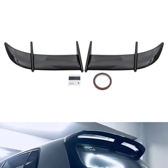 2010 2011 2012 2013 Fit VW Golf MK6 VI GTI Rear Roof Spoiler Wing Carbon Style