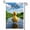 D, variant on XaaKee Garden Flags, Sweet Duck Baby Duckling Reflective Water Calligraphy Garden Flag, Double-Sided High-Quality White Linen Yard Flags, Yard Flag Lawn Banner, 12x18Inch