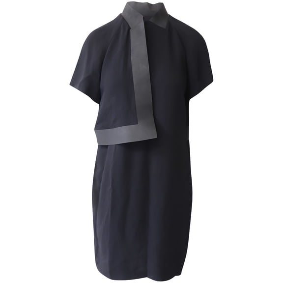 Pre-Owned Alexander Wang Shoulder Flap Dress in Black Viscose