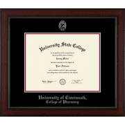 University of Cincinnati College of Pharmacy Diploma Frame, Document Size 11" x 8.5"
