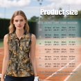 thumbnail image 7 of KEIAHUAN Camouflage Hunting Sleeveless Athletic Tops for Women Versatile Zip Up Trendy Tennis Shirts with Pockets Versatile Elegant Golf T-Shirts Racerback Summer Clothing, 7 of 7