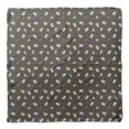 thumbnail image 4 of Bimba Gray Mix Dog Printed Pure Silk Scarf For Hair Neck Head Bandanas For Women 40 x 80 Inches, 4 of 6