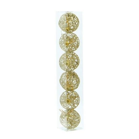 

Christmas Decorations Small Christmas Decorations Gold Christmas Six Christmas Christmas Tree Set Pendant Christmas Glass Garland Bead Transparent Glass Stain Easter Bowl Filler Plug in Christmas