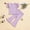 Purple, variant on Zecgelong Toddler Girls Summer Short Sleeve Solid Tops And Shorts 2PCS Outfits Clothes Set For Children Clothes Toddler Girls Sets Age 12-18 Months