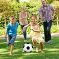 thumbnail image 4 of Size 5 Professional Training Soccer Ball with Pump, PU Leather Black White Classic Football, Standard 27 Inch for Adults Kids, Outdoor Indoor Match Practice – Pump Included, 4 of 9