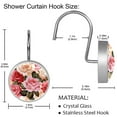 thumbnail image 5 of Rose Shower Curtain Set for Bathroom, 5 of 6