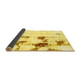 thumbnail image 2 of Ahgly Company Indoor Rectangle Abstract Yellow Modern Area Rugs, 2' x 3', 2 of 4