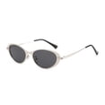 thumbnail image 6 of 2026 New Oval Small Frame Sunglasses for Women, Retro French Style Internet Celebrity Metal Sunglasses for Men, 6 of 6