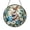 Acrylic 3.5 Inch, variant on Rabbit Floral Wreath Stained Glass Style Suncatcher Window Hanging Decor, Cute Bunny Decorative Panel Ornament for Spring Window Art and Seasonal Home Decoration