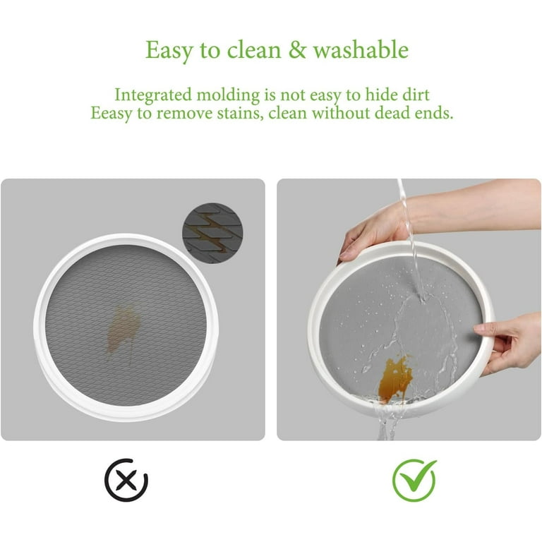 SUNFICON 3 Pack 10 Inch Kitchen Turntables - Lazy Susans for