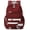 Wine Red, variant on Large capacity Backpack Aesthetic Student Schoolbag Middle School Backpack, Wine Red