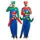 thumbnail image 3 of Juego de disfraces de cosplay, juego de disfraces de fontanero, traje de fiesta de carnaval, traje de mascarada, acabado de lujo, 3 of 7