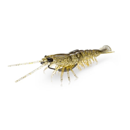 Savage Gear Manic Shrimp Weedless V2 3.5 in Gold