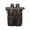 Black, variant on Retro Waterproof Crazy Horse Leather Canvas Large Capacity Backpack,Brown