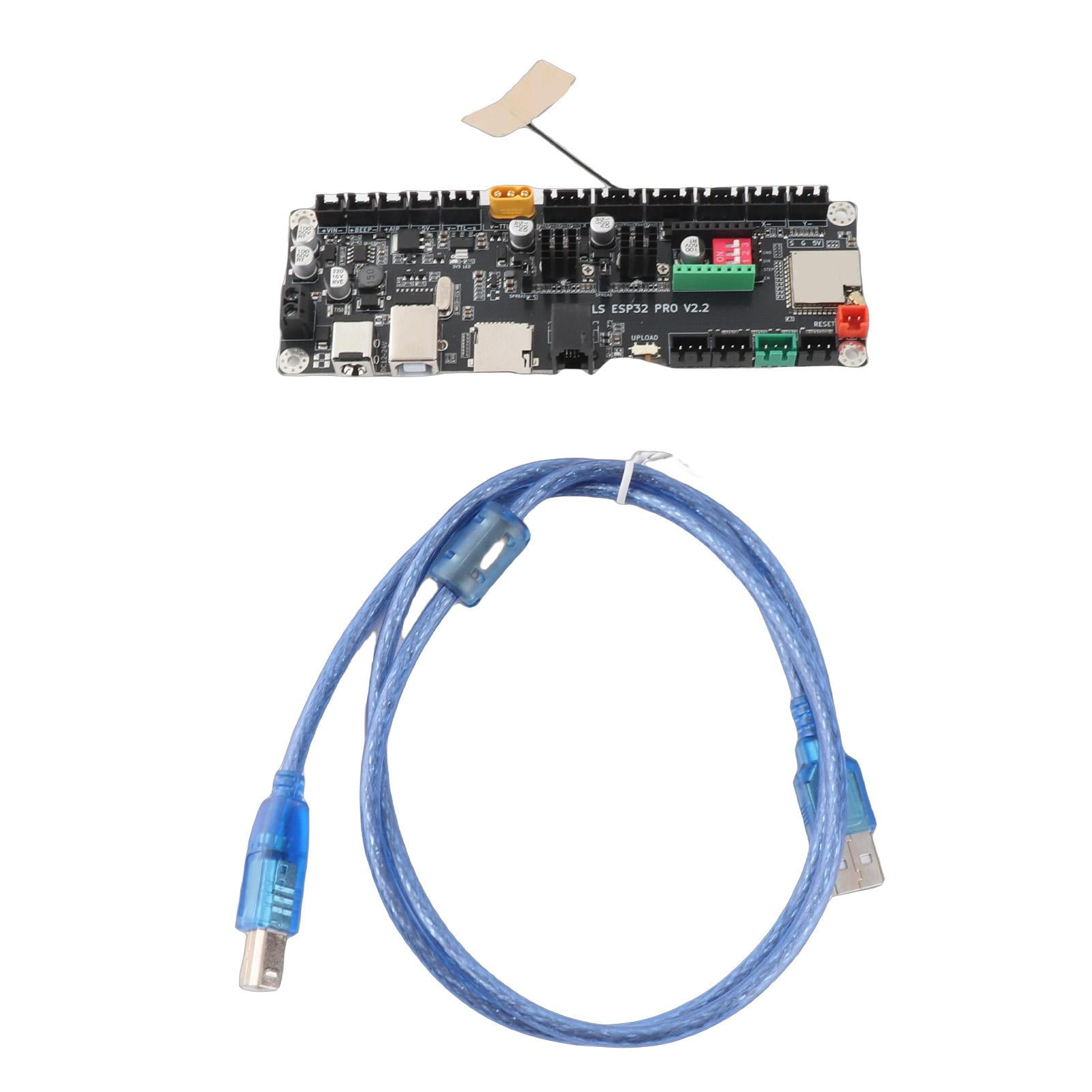 Yajisi MKS LS ESP32 PRO V2.2 Laser Engraver Offline Control Board, Dual Core 32 Bit WiFi BT TMC2209 CNC Motherboard, 4.7x3.1x0.4in