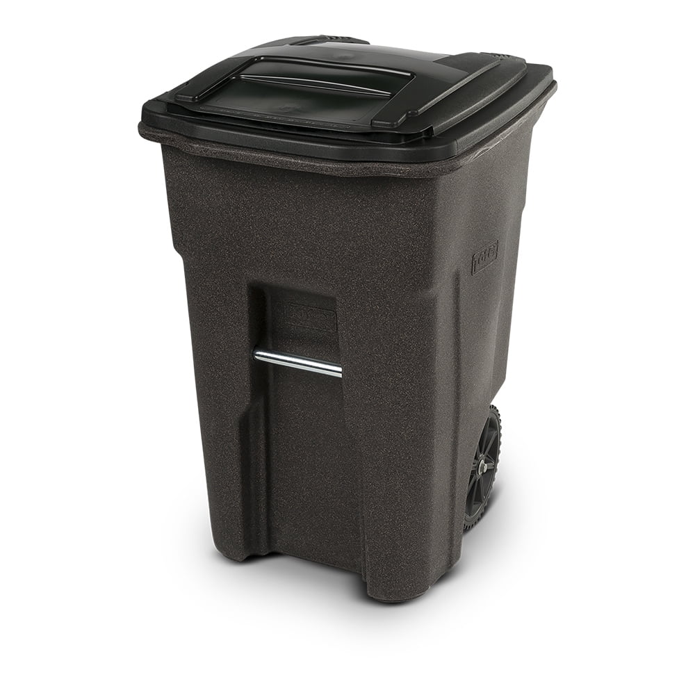 trash can on wheels with lid