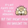 thumbnail image 3 of CafePress - Hug A Hedgehog Women's Dark T Shirt - Women's Traditional Fit Dark T-Shirt, 3 of 4