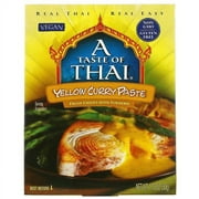 A Taste Of Thai, Yellow Curry Paste, 1.75 oz (50 g) Pack of 3