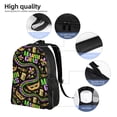 thumbnail image 5 of Haiem Mardi Gras3 Backpack - Stylish and Durable 15-inch Laptop Backpack with Waterproof Oxford Fabric, 5 of 8