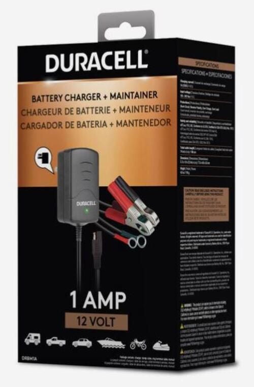 Chargeur de batterie 1 ampère + mainteneur