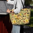 thumbnail image 7 of Xecao Ethnic African for versatile beach bag for women includes zipper pockets and waterproof material, ideal for vacations and adventures., 7 of 7