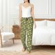 thumbnail image 4 of Fotbe Shiba Inu Dog And Flower Pantalones de Pijama para Mujer, Pantalones de Dormir, Pantalones Pj con Cordón y Bolsillos-3X-Large, 4 of 6