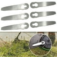 thumbnail image 2 of Lawn Mower Saw Blade /Grass Trimmer Blade /Replacement Parts /Metal Replacement 6Pieces, 2 of 5