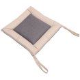 thumbnail image 1 of BESTYASH Coussin de Chaise Carré Lin Gris 1Pcs pour Usage Domestique Rentrée des Classes, 1 of 6