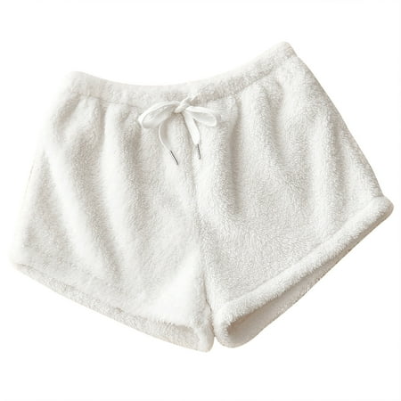 

Summer Savings Clearance 2023! Women Solid Leisure Shorts Pajamas Sports Casual Velvet Drawstring Pants Ladies Solid Color Homewear Pajamas Pajamas Casual Shorts