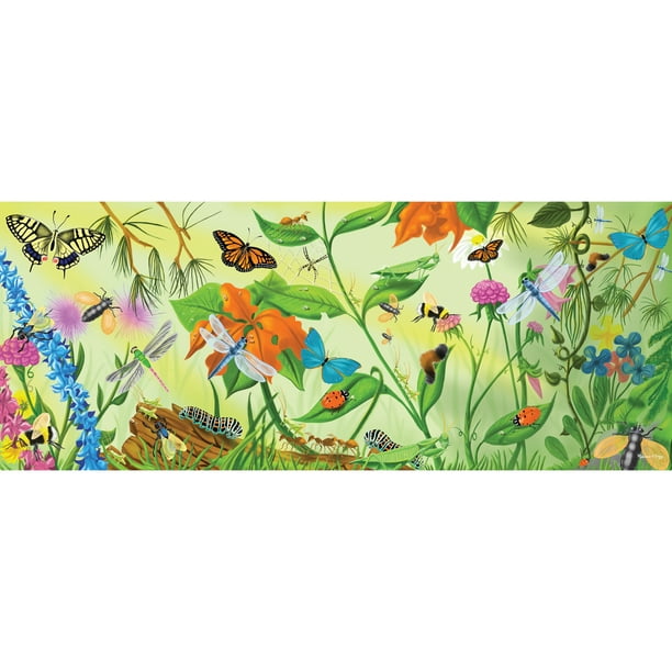 Melissa & Doug Bugs Jumbo Jigsaw Floor Puzzle (24 pieces, 4 feet long