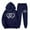 Navy, variant on VBTAPA Jogger Sets for Women 2 Piece Casual Sports Outfits Double Heart Print Track Suits Oversized Hoodie Sweatsuits Set with Pockets Black XXL