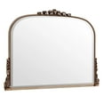 thumbnail image 6 of BEAUTYPEAK 44"x 32" Arched Vintage Decor Mirror Vanity Wall Mirror, Antique Silver, 6 of 6