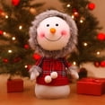 thumbnail image 1 of Naittoop Christmas Family Of Four Snowman Doll Figurine, 1 of 5