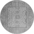 thumbnail image 1 of Ahgly Company Indoor Round Oriental Gray Industrial Area Rugs, 4' Round, 1 of 4