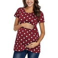 thumbnail image 2 of SAYFUT Plus Size Women Maternity Tops T-Shirt Ladies Summer Casual Pregnancy Blouse Tee, 2 of 5
