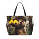 thumbnail image 1 of Disketp Jungle Hat Bear Bolsa de Playa de Gran Capacidad, Bolso Impermeable y a Prueba de Arena para Mujer, Ideal para Playa, Piscina y Natación, 1 of 7