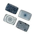 thumbnail image 1 of Juego de 4 platos de sushi para servir, platos japoneses de fácil limpieza, modernos y rectangulares para charcutería, aperitivos, fiestas y bodas., 1 of 9