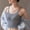 Gray, variant on Blmnix Built in Bra Tank Tops Women Cropped Tank Tops Camisoles Black Sleeveless Square Neck Womens Camisole