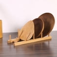 thumbnail image 3 of Estante para platos hecho a mano de madera, organizador de drenaje de vajilla, soporte para platos, 3 of 8